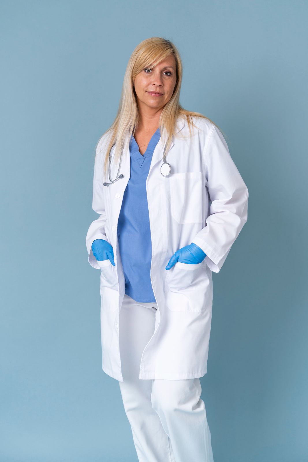 White Lab Coat Women